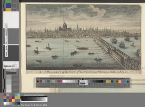 A Prospect of the City of London from St. George's Fields in Surry
