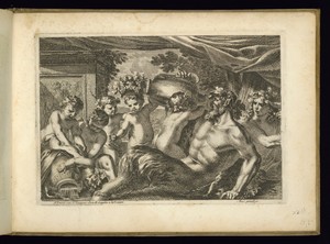 A Satyr Drinking Surrounded by Children