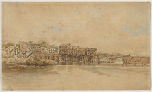A Selection of Twenty of the Most Picturesque Views in Paris:  On the Banks of the Marne below the Bridge at Charenton