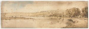 A Selection of Twenty of the Most Picturesque Views in Paris:  View of Bell Vue and Pont de Sêve taken from the Terrace near Pont de St. Cloud