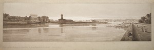 A Selection of Twenty of the Most Picturesque Views in Paris: View of the Village of Chaillot, &c taken from Pont de la Concorde