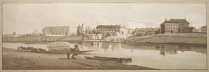 A Selection of Twenty of the Most Picturesque Views in Paris: View of the Palace & Village of Choisi on the Banks of the Seine