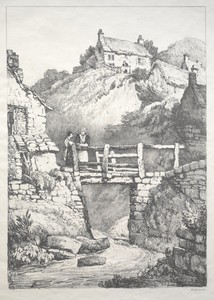 A Series of Ancient Buildings and Rural Cottages in the North of England:  Runswick