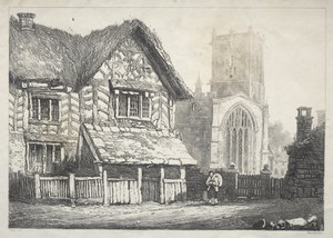 A Series of Ancient Buildings and Rural Cottages in the North of England:  Helmsley
