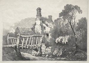 A Series of Ancient Buildings and Rural Cottages in the North of England:  Near Byland