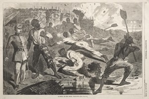 A Shell in the Rebel Trenches