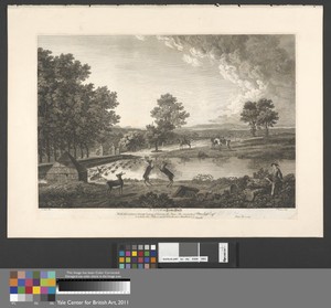 A View in Lyme Park (with That Extraordinary Custom of Driving the Stags), the Property of Peter Legh Esq.