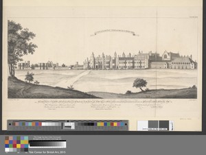 A View of Hampton Court as Finished by K. Henry VIII, Outer Western Suburb
