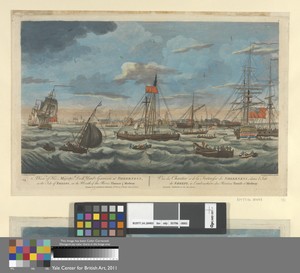 A View of His Majesty's Dock Yard and Garrison at Sheerness, in the Isle of Sheepy....Riverside Town, Kent