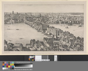A View of London Bridge [1647]