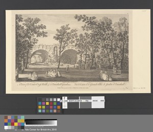 A View of the Centre Cross Walk &c. in Vauxhall Gardens