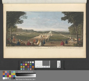 A View of the Flower Gardens of Seaux & of ye great Canal at a Distance