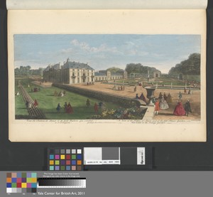 A View of the Palace of Seaux and of the little Flower Garden that leads to the Orange Garden