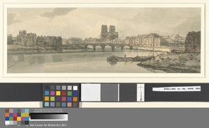 A View of the Pont de la Tournelle and Notre Dame Taken From the Arsenal