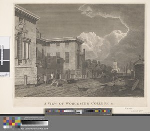 A View of Worcester College &c.