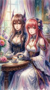 A Watercolor Tea Party