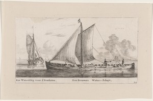 A "Watership" Carrying Water for the Salt Works and Another One Carrying Water for the Breweries