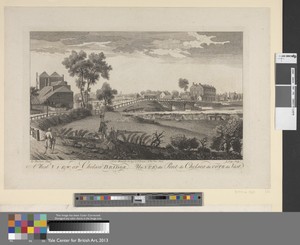 A West View of Chelsea Bridge