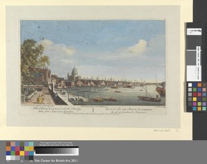 A West View of London with the Bridge taken from Somerset Gardens
