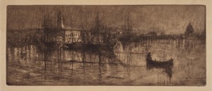 A Wet Evening in Venice