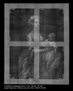 A Woman and her Child, Probably Olive Sharpe (née Cartwright) and her son John