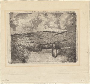 A Woman Walking along a Country Road (La Femme sur la Route)
