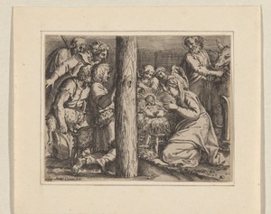 Aanbidding door de herders