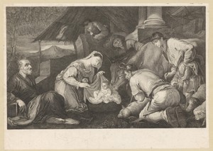 Aanbidding door de herders