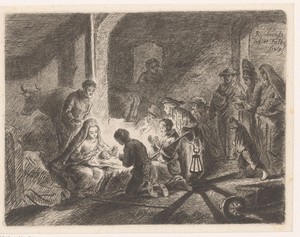 Aanbidding door de herders