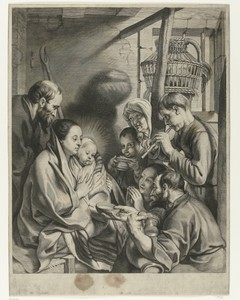 Aanbidding door de herders