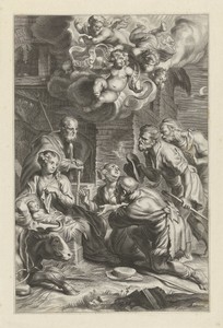 Aanbidding door de herders