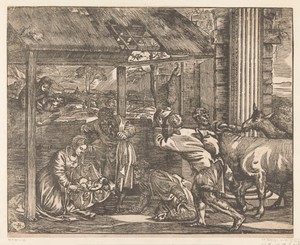 Aanbidding door de herders