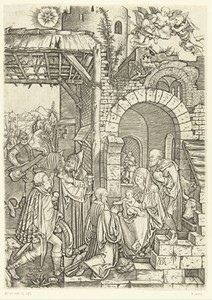 Aanbidding van Christus door drie koningen