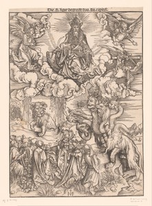 Aanbidding van de beesten en de druiven der gramschap