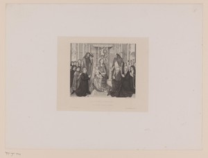 Aanbidding van Maria met Christus