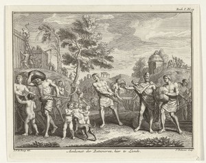 Aankomst van de Bataven in Nederland, ca. 55-10 v.C.
