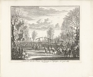 Aankomst van de graaf van Leicester te Vlissingen, 1585