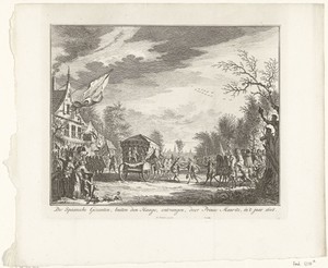 Aankomst van de Spaanse gezanten te Rijswijk, 1608