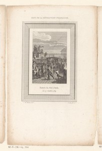 Aankomst van Lodewijk XVI in Parijs op 17 juli 1789