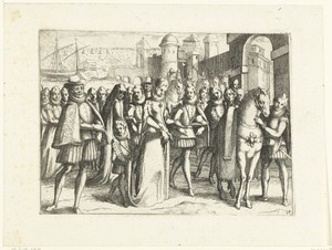 Aankomst van Margaretha van Oostenrijk in Valencia