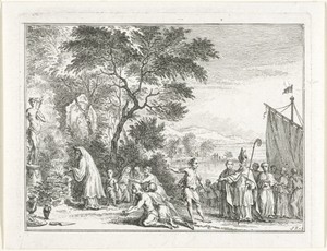 Aankomst van Willibrordus, 691