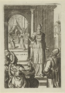 Aankondiging van de geboorte van Johannes