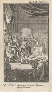 Aanstelling van Maurits van Saksen als de nieuwe keurvorst van Saksen, 1547