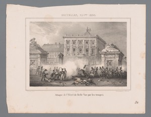 Aanval op Hôtel de Belle Vue in Brussel