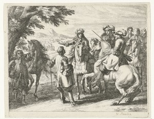 Aanvoerders te paard