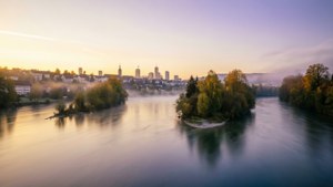 Aarau Skyline at Sunrise