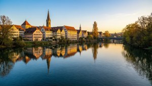 Aare River Reflection