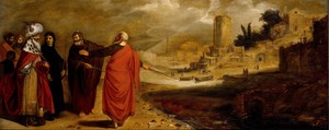 Aaron Changing the Water of the River into Blood