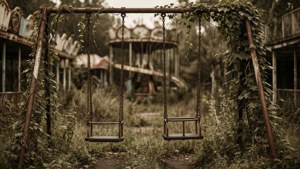 Abandoned Amusement Swing