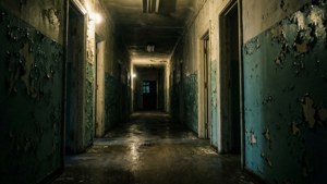 Abandoned Asylum Corridor